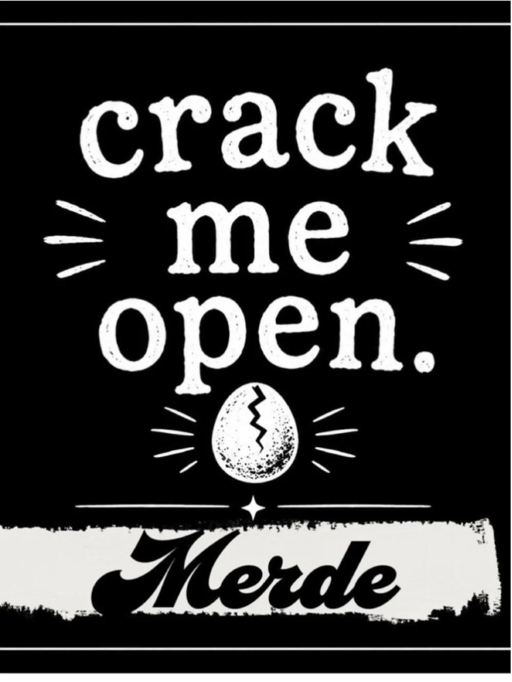 Crack Me Open Quail Egg Funny Fortune Gift Handmade Personalized Gag Gift